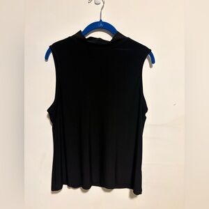 Express Black Sleeveless Mock Neck Tank